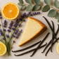 a picture of a combination live pictures of Vanilla, Cake, Lavender flower, citrus and eucalyptus